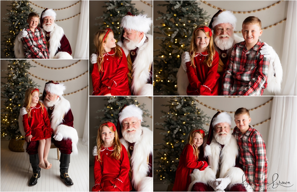 Santa holding a letter from a child.