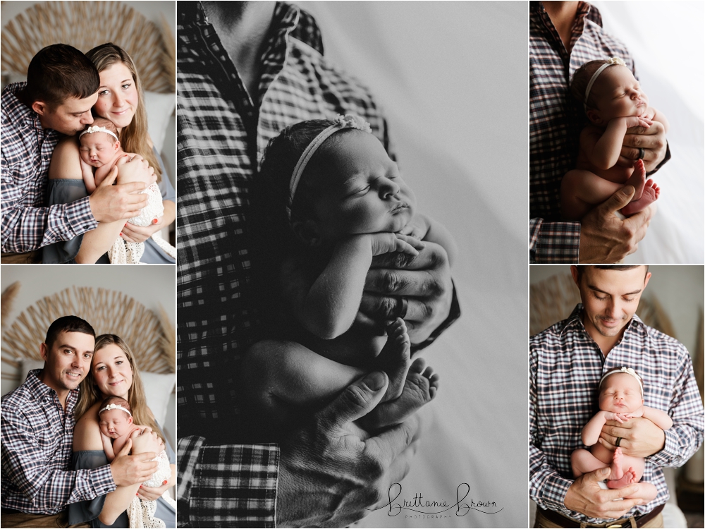 Family and sibling images for a Newborn Sibling Session in Georgetown KY