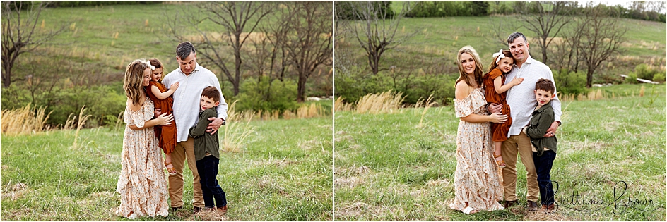 Family photographer in Georgetown, KY at an outdoor photoshoot.