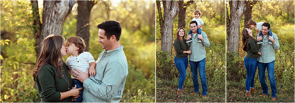 Kissed and smiles from a family of 3. 