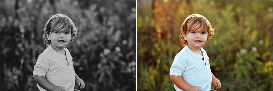 Outdoor golden hour family photos in Georgetown KY